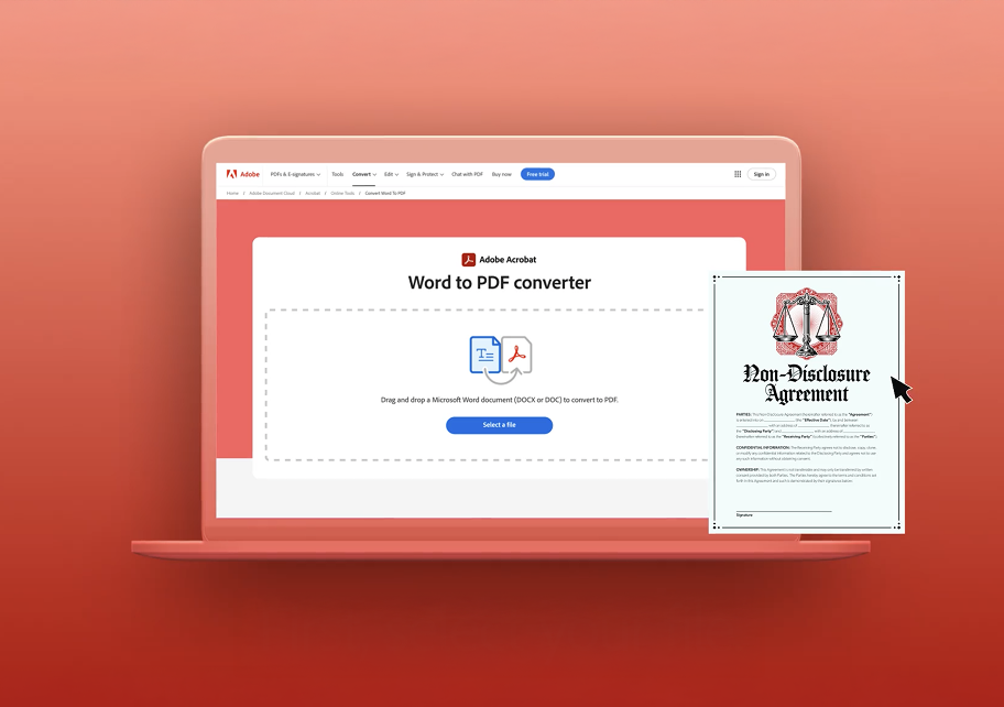 Play video: How to convert Word to PDF